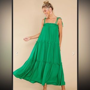 LIGHT UP THE ROOM KELLY GREEN MAXI DRESS - RED DRESS BOUTIQUE